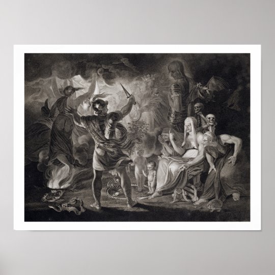 Macbeth Die Drei Hexen Und Hecate In Tat Iv S Poster Zazzle De