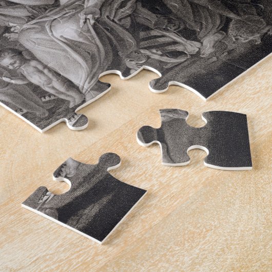 Macbeth, die drei Hexen und Hecate in Tat IV, S Puzzle (Seite)