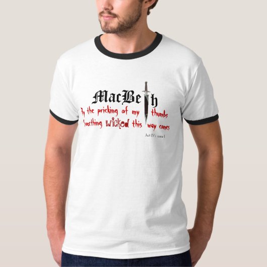 Macbeth etwas bös T-Shirt (Vorderseite)