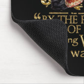 Macbeth "etwas böses" Zitat (Goldversion) Mousepad (Ecke)