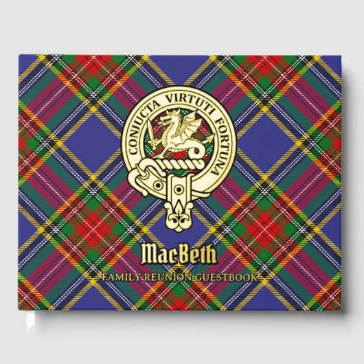 MacBeth Family Wiedersehen Gästebuch (Vorderseite)