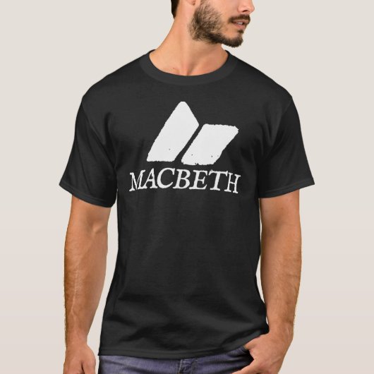 Macbeth - Grunge Logo Aha T-Shirt (Vorderseite)