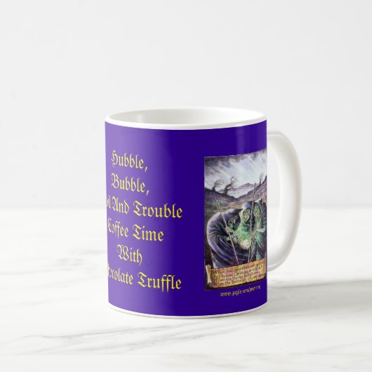 Macbeth-Hexe-Tasse Kaffeetasse (VorderseiteRechts)