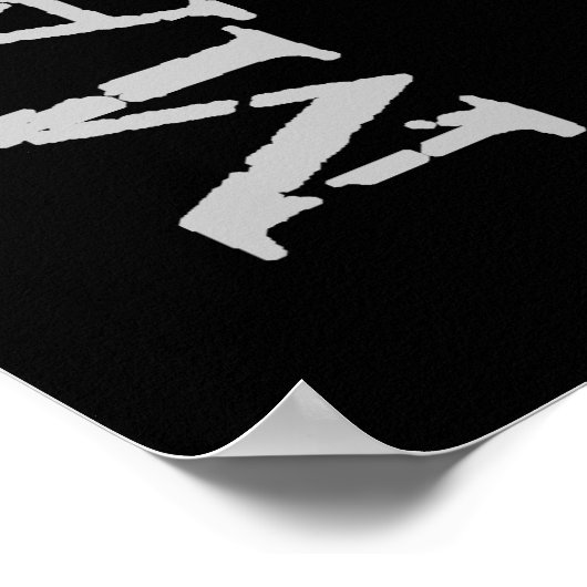 Macbeth Killing Swine Quote Poster (Ecke)