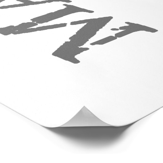 Macbeth Killing Swine Quote Poster (Ecke)