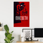 Macbeth Negro Theater 1937 WPA Poster (Heimbüro)