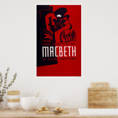 Macbeth Negro Theater 1937 WPA Poster (Küche)