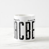 Macbeth - Papierflügel-Theater - Kaffeetasse (Mittel)