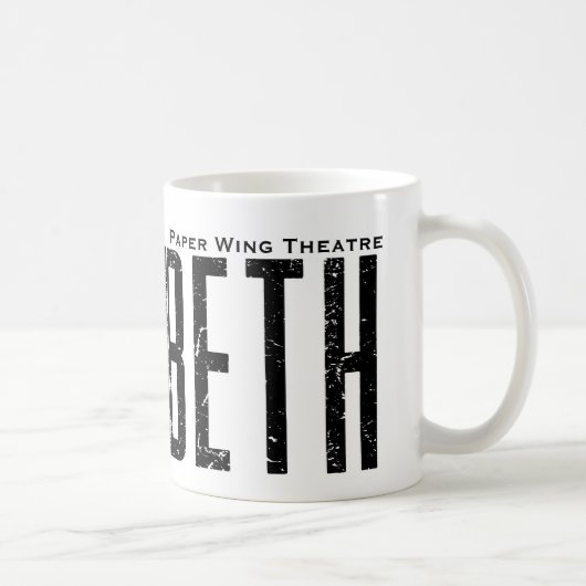 Macbeth - Papierflügel-Theater - Kaffeetasse (Rechts)