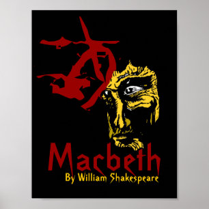 Macbeth-Plakatshakespeare-Festival-Theater-Künste Poster