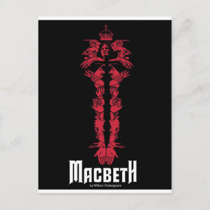 Macbeth Postkarte