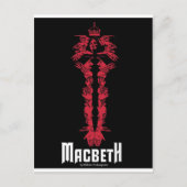 Macbeth Postkarte (Vorderseite)