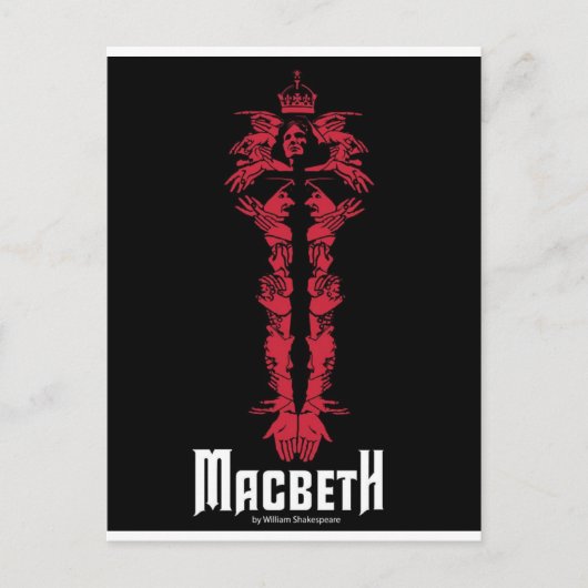 Macbeth Postkarte (Vorderseite)