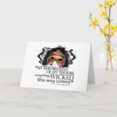 Macbeth Quote Karte (Gelbe Blume)