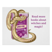 Macbeth Rote Bücher über Hexen Poster (Vorderseite)