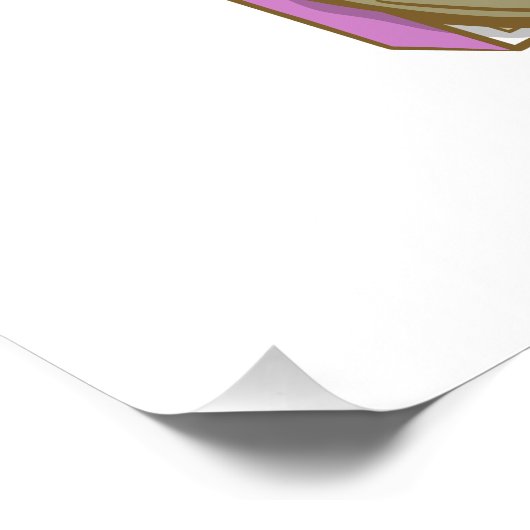 Macbeth Rote Bücher über Hexen Poster (Ecke)