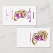 Macbeth Rote Bücher über Hexen Visitenkarte (Vorne/Hinten)