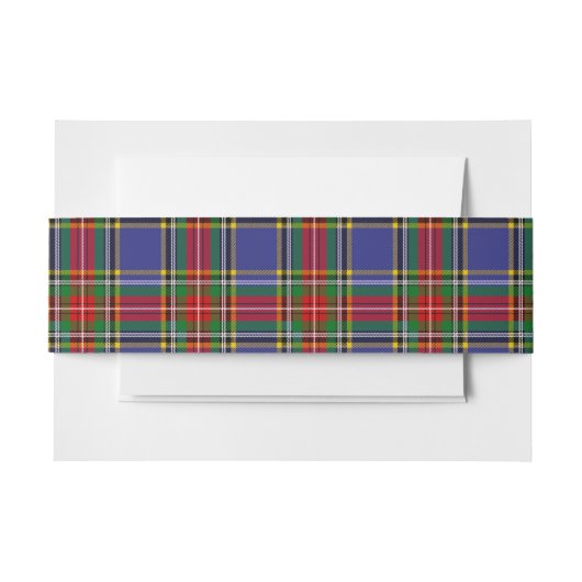 MacBeth Scottish Tartan Belly Band (Vorderseite Beispiel)