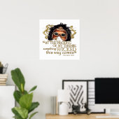 Macbeth "Something Wicked" Angebot (Gold Version) Poster (Heimbüro)