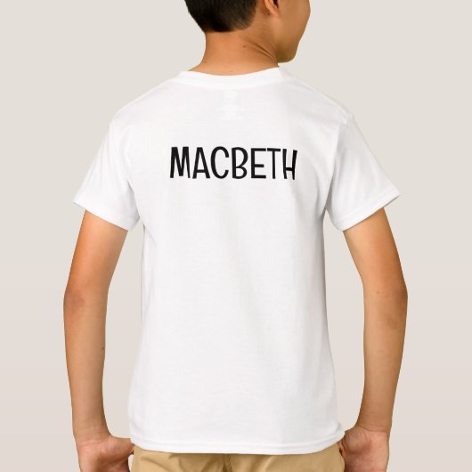 Macbeth T-Shirt (Rückseite)