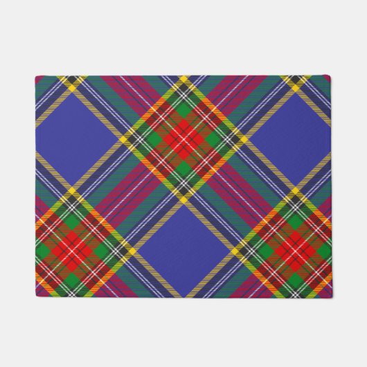 MacBeth Tartan Kariertes schottisches Muster Fußmatte (Vorderseite)