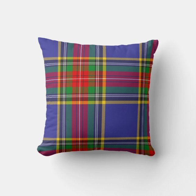  MacBeth Tartan Kariertes schottisches Muster Kissen (Vorderseite)