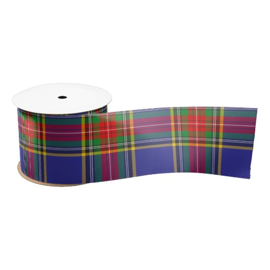 MacBeth Tartan Kariertes schottisches Muster Satinband (Spule)