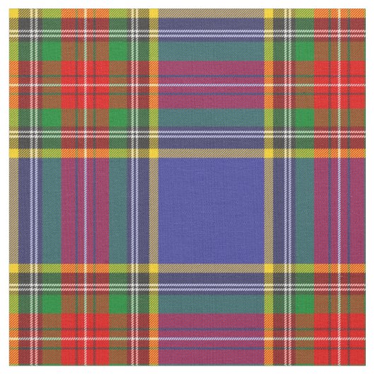MacBeth Tartan Kariertes schottisches Muster Stoff (Nahaufnahme)