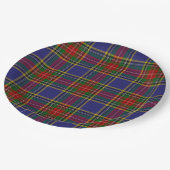 MacBeth Tartan Pappteller (Schrägansicht)