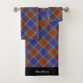 MacBeth Tartan Plädoyer Scottish Pattern Badhandtuch Set (Insitu)