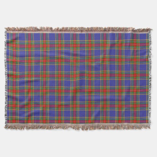 MacBeth Tartan Plädoyer Scottish Pattern Decke (Vorderseite)
