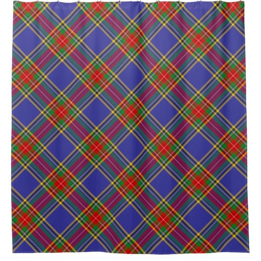 MacBeth Tartan Plädoyer Scottish Pattern Duschvorhang (Vorderseite)