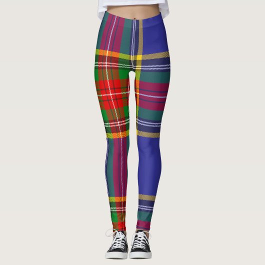 MacBeth Tartan Plädoyer Scottish Pattern Leggings (Vorderseite)