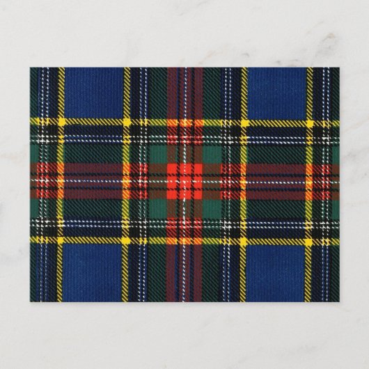 Macbeth Tartan Postkarte (Vorderseite)