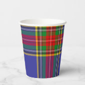 MacBeth Tartan Scottish Kariert Pattern Paper Cups Pappbecher (Rückseite)