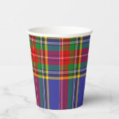 MacBeth Tartan Scottish Kariert Pattern Paper Cups Pappbecher (Rechts)