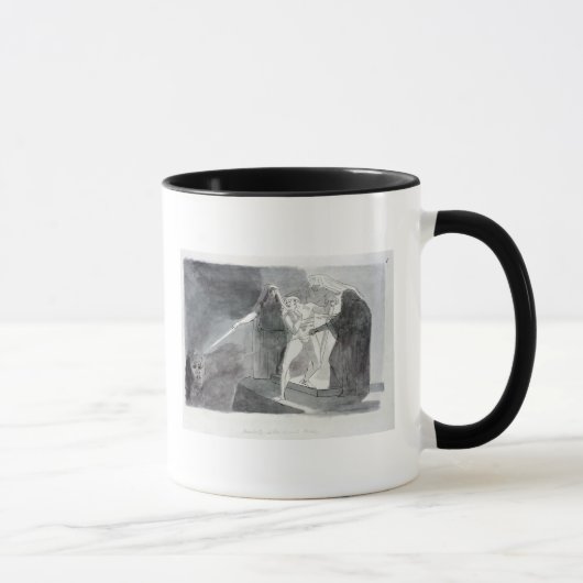 Macbeth und der bewaffnete Kopf Tasse (Rechts)