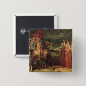 Macbeth und die drei Hexen, 1855 Button (Vorne & Hinten)