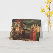 Macbeth und die drei Hexen, 1855 Karte (Gelbe Blume)