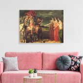 Macbeth und die drei Hexen, 1855 Leinwanddruck (Insitu (Wohnzimmer))