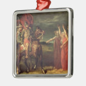 Macbeth und die drei Hexen, 1855 Ornament Aus Metall (Links)