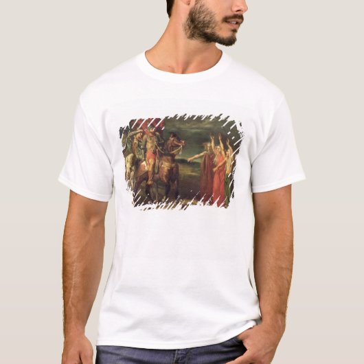 Macbeth und die drei Hexen, 1855 T-Shirt (Vorderseite)