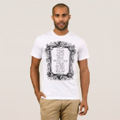 Macbeth Zitat Art - "False Face Must Hide" Shakesp T-Shirt (Vorne ganz)