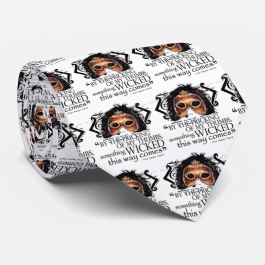 Macbeth-Zitat Krawatte (Gerollt)