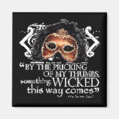 Macbeth Zitat Magnet (Vorne)