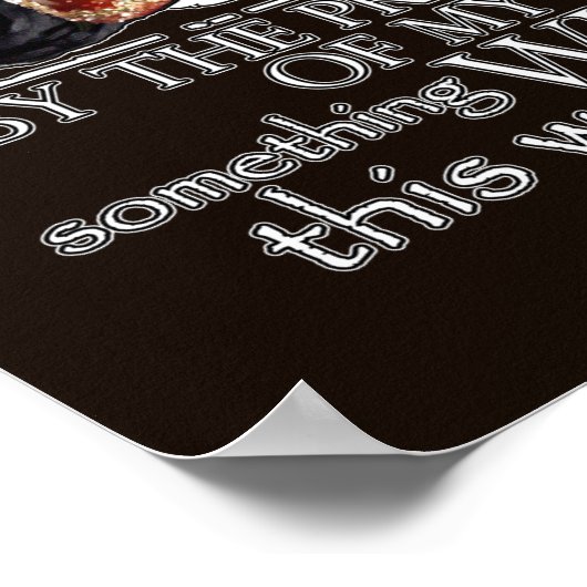 Macbeth Zitat Poster (Ecke)