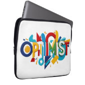 Macbook-Geschenktasche, Optimist Geschenk Laptopschutzhülle (Vorne Rechts)
