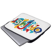 Macbook-Geschenktasche, Optimist Geschenk Laptopschutzhülle (Vorne Knopf)