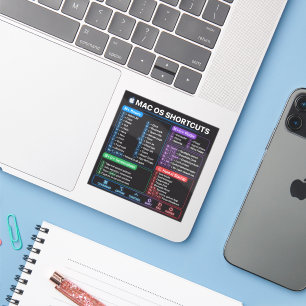 MacBook Mac OS Tastenkombinationen Spickzettel Aufkleber