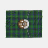 MacBride Tartan und Sporran Fleecedecke (Vorderseite (Horizontal))